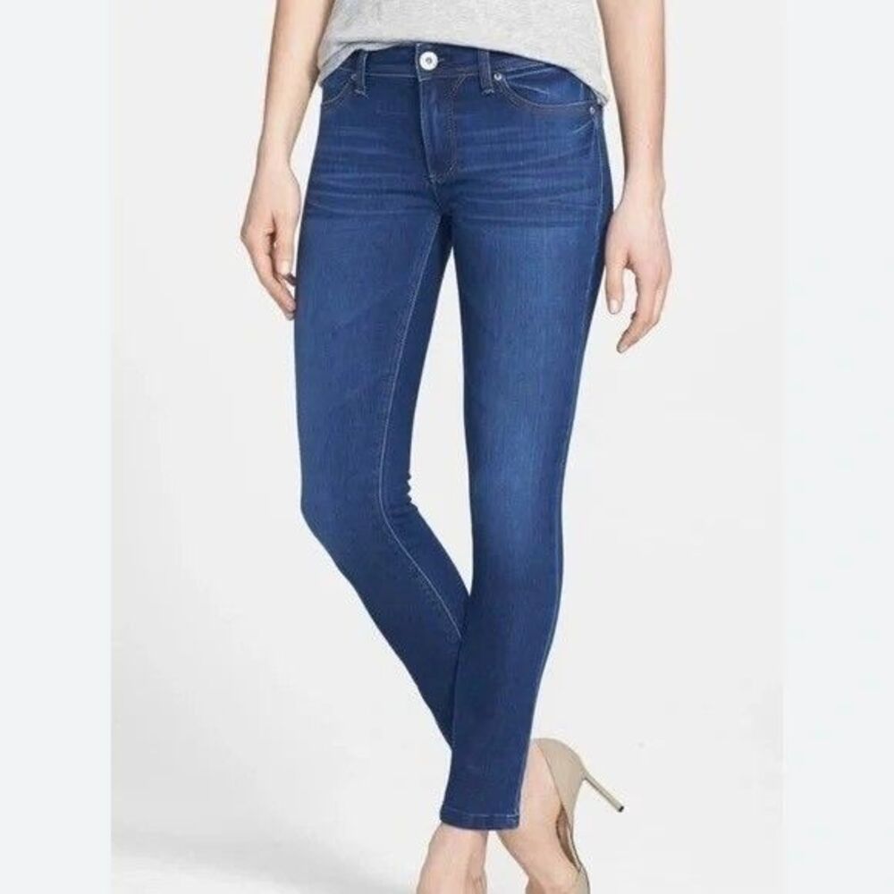 DL1961 Emma Legging Jeans 26 Dyer Blue Stretch Legging Comfort Casual EUC B17